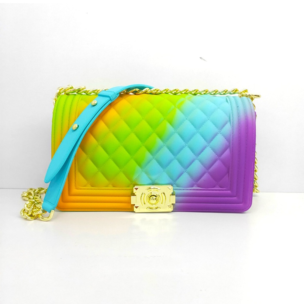 Candy Coated Quilted Shoulder Bag